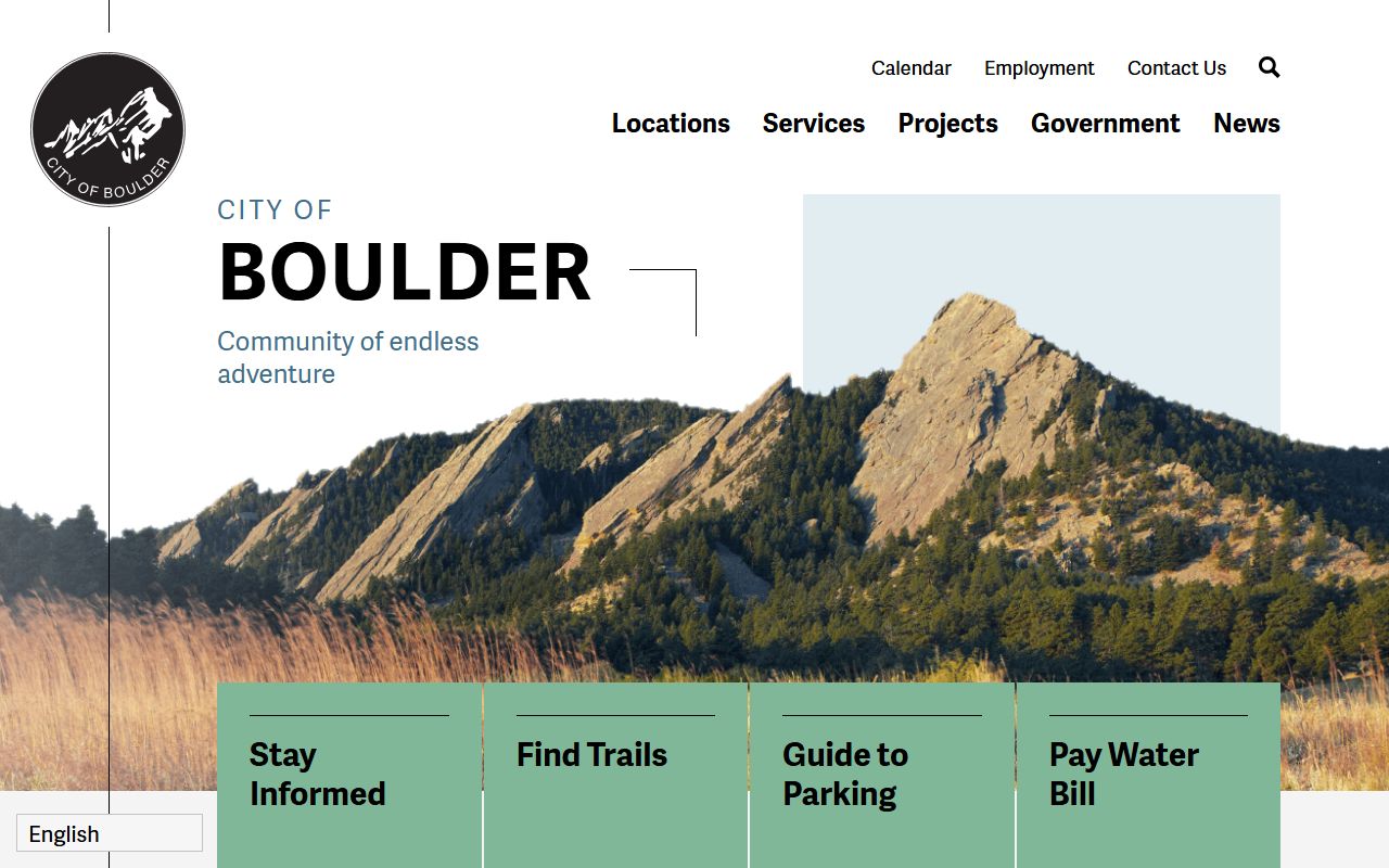Boulder city homepage resources