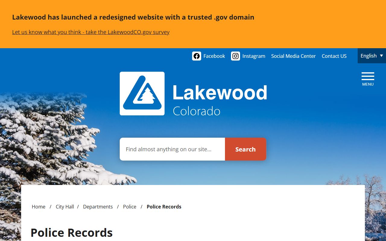 Lakewood Police records