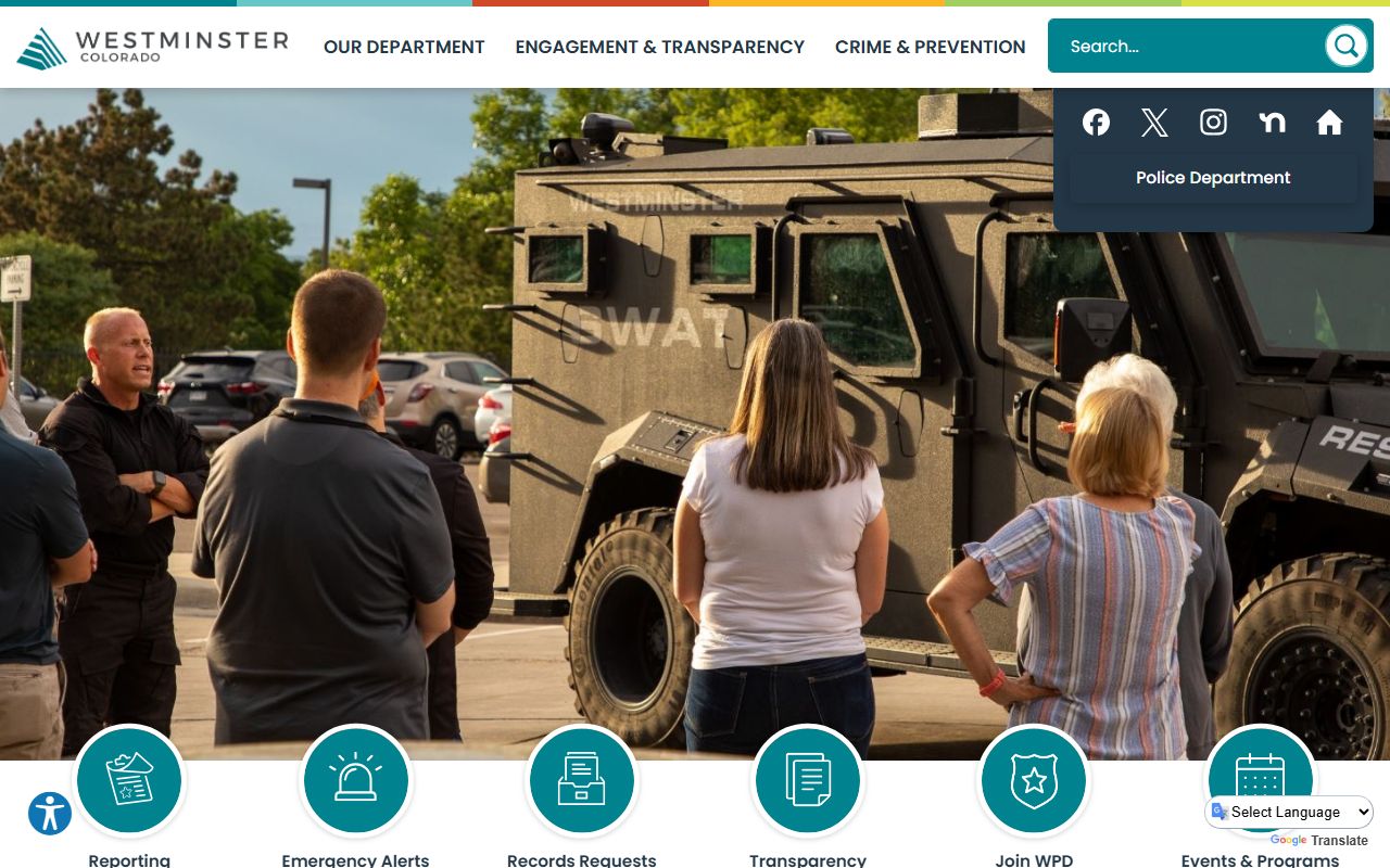 Westminster Police Department building