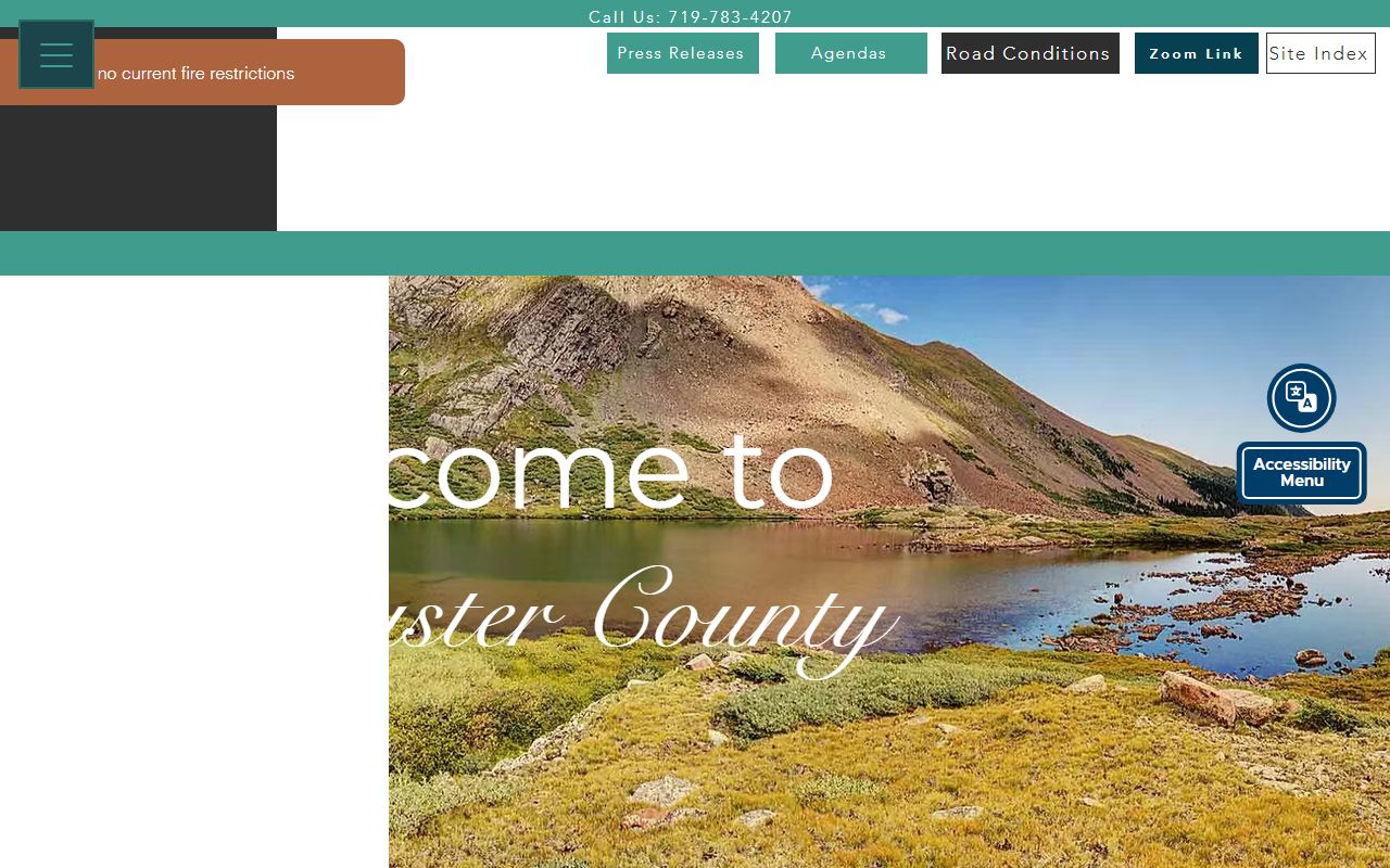 Custer County Colorado government website