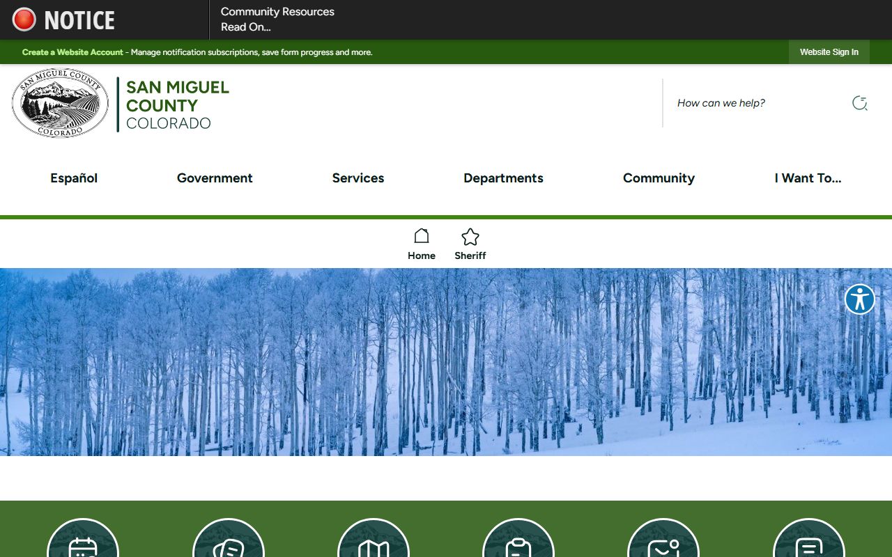 San Miguel County Sheriff's Office website for 72 hour booking records
